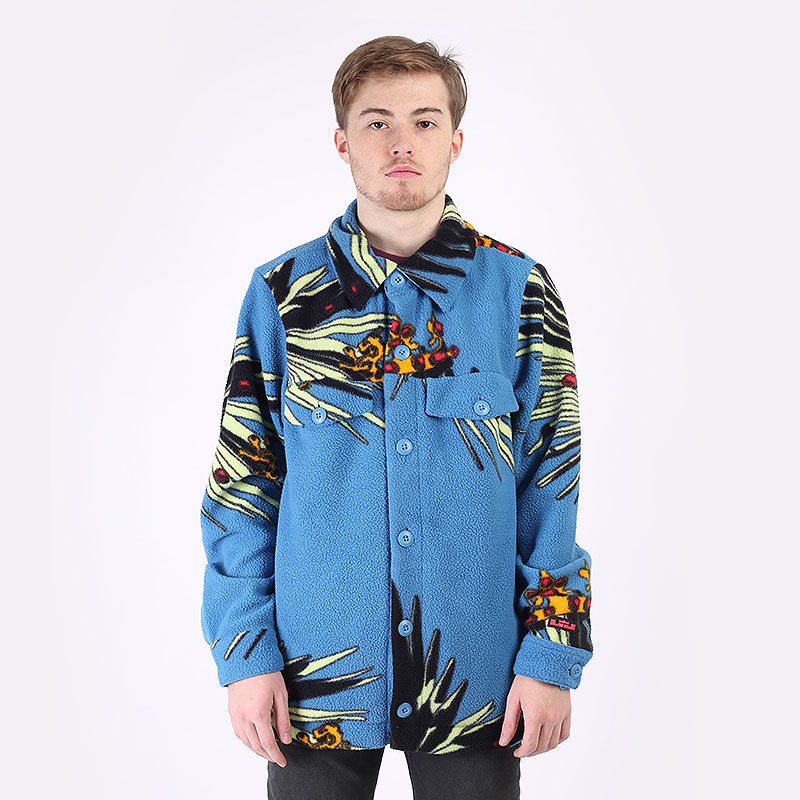 Мужская куртка Nike LeBron Sherpa Button-Down Jacket (DA6707-469)  - цена, описание, фото 3
